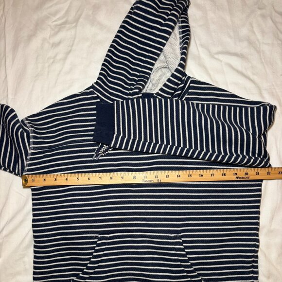Roxy Women's Blue White Striped Pullover, Size L, Hoodie, Casual - Picture 5 of 9